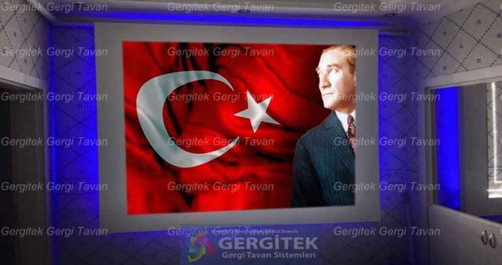 Gergitek Gergi Tavan Atatürk Resmi